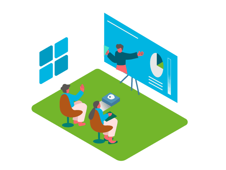 Online Presentation Isometric