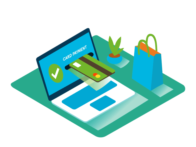 Online payment Isometric