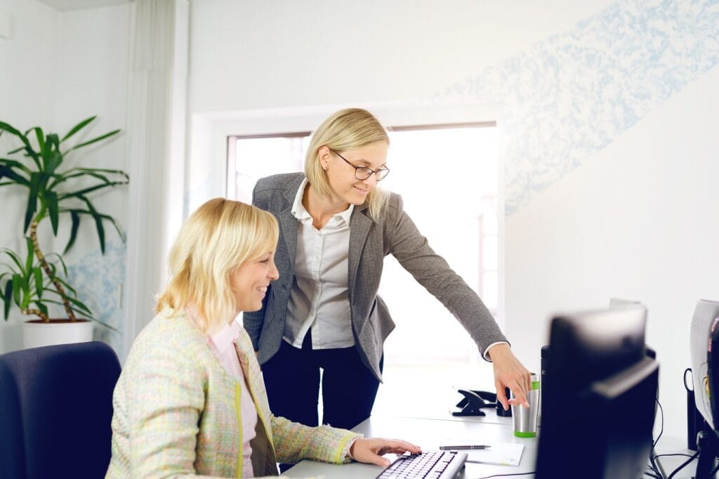 RR Software GmbH-Zusammenarbeit unter Kolleginnen