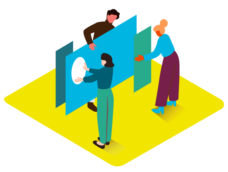 Team work Isometric