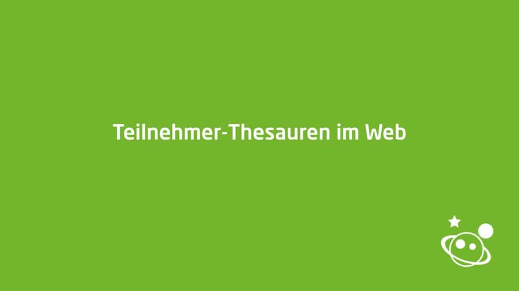 Teilnehmer Thesauren im Web