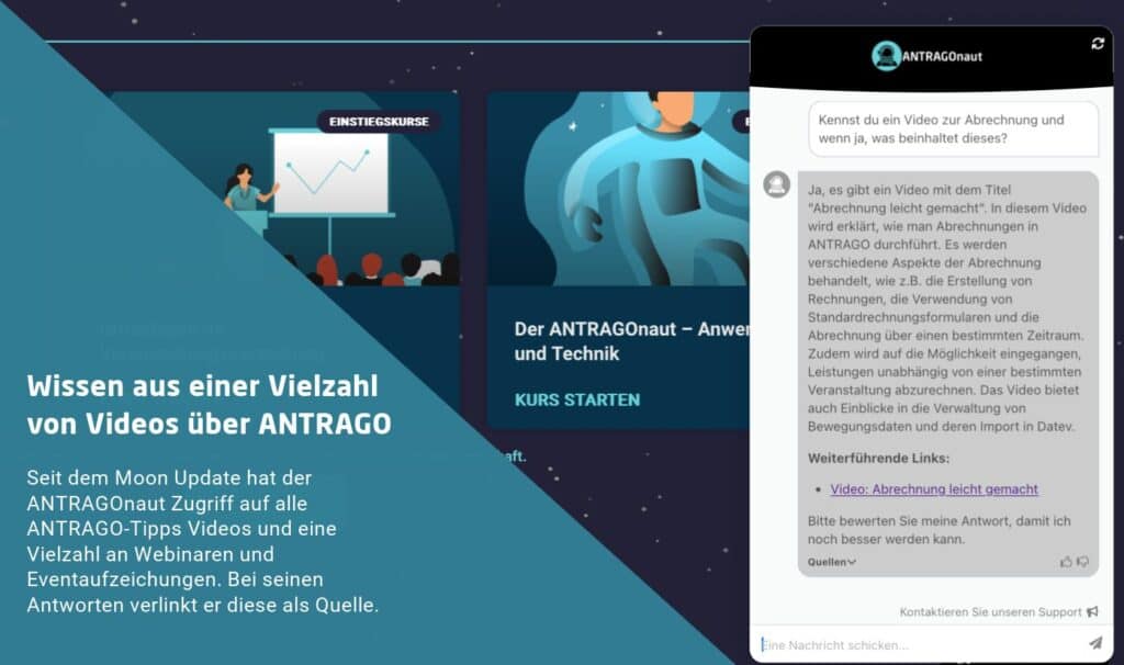 Entedecken Sie den ANTRAGOnauten 7 Videos als Wissensquelle