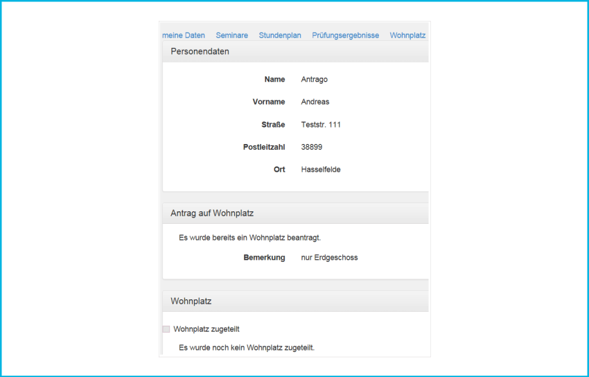 ANTRAGO Wohnheimplatzvergabe - aktueller Status