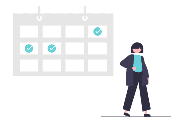 undraw online calendar zaoc