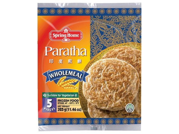 Asiatischer Paratha im Online-Shop, vegetarisch, gefroren, 5 Stück.
