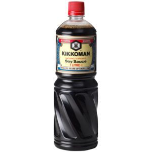 Asiatische Lebensmittel Online-Shop, Kikkoman Sojasauce 1L Flasche.