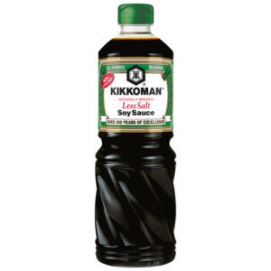 Asiatische Lebensmittel Online-Shop, Kikkoman Salzreduzierte Sojasauce 1L.