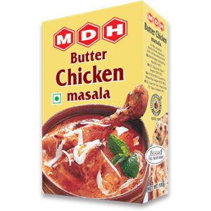 Asiatischer Lebensmittel Online-Shop, MDH Butter Chicken Masala Verpackung.