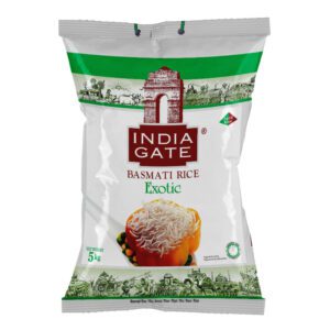 Asiatischer Basmati Reis im Online-Shop, 5kg Packung, India Gate Marke.