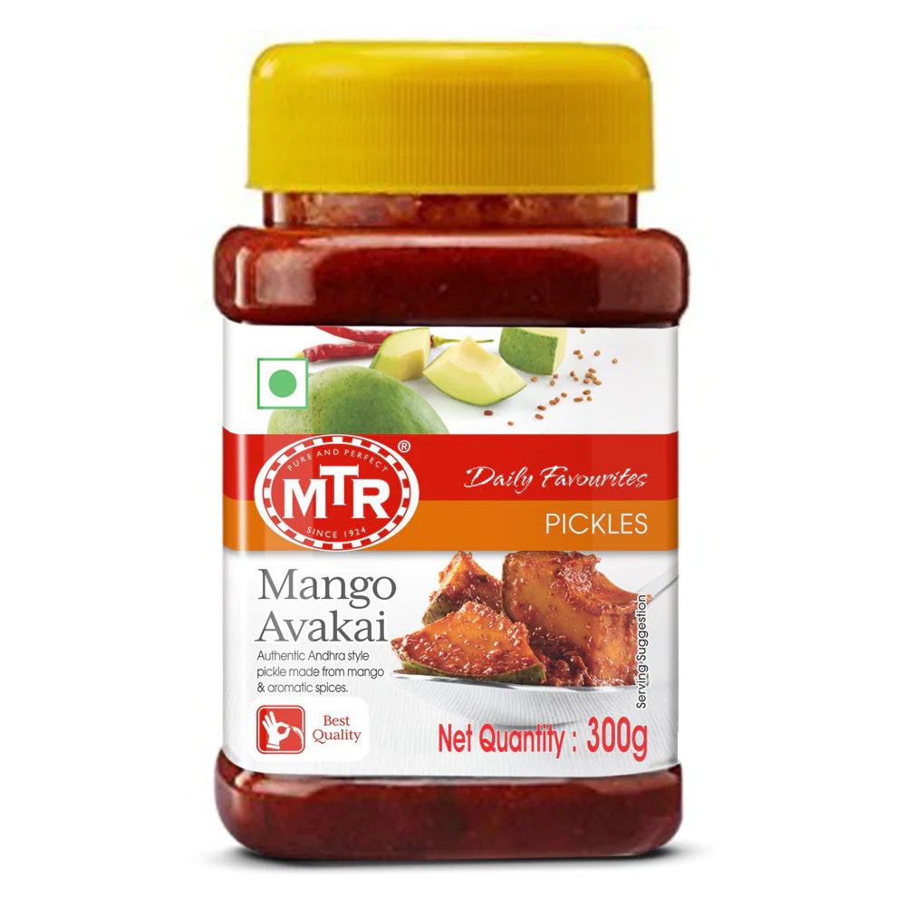 Asiatischer Mango Avakai Pickle im 300g Glas, asiatische Lebensmittel Online-Shop.