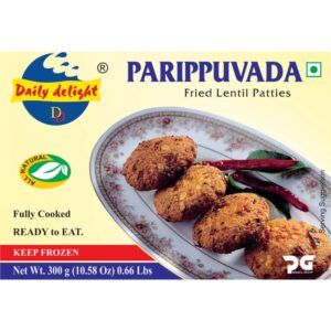 Asiatische Lebensmittel Online-Shop, Parippuvada 300g, frittiertes Linsenpatties, asiatischer Snack.