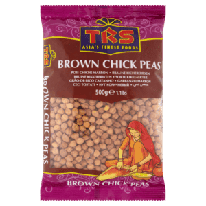 Asiatischer Lebensmittel Online-Shop, TRS Kala Chana 500g, braune Kichererbsen.