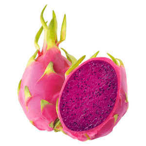 Rote Drachenfrucht, asiatisches Superfood, frische exotische Frucht.
