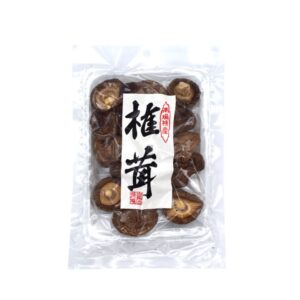 Shitake Pilze in Verpackung, asiatische Lebensmittel Online-Shop.