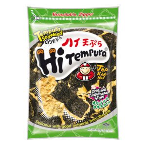 Knusprige Tempura-Seetang mit würzigem Geschmack, 40g, asiatischer Snack.