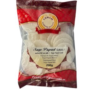 Annam Sago Papad 200g, asiatischer Sago-Papad, asiatische Lebensmittel Online-Shop.