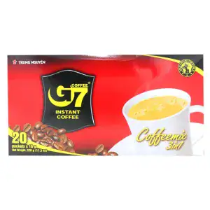 Asiatischer Kaffee Instant G7, 20 Packungen, 16g, für Kaffee und Tee.