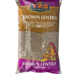 Asiatische Lebensmittel Online-Shop, Braune Linsen 2kg, asiatische Hülsenfrüchte.