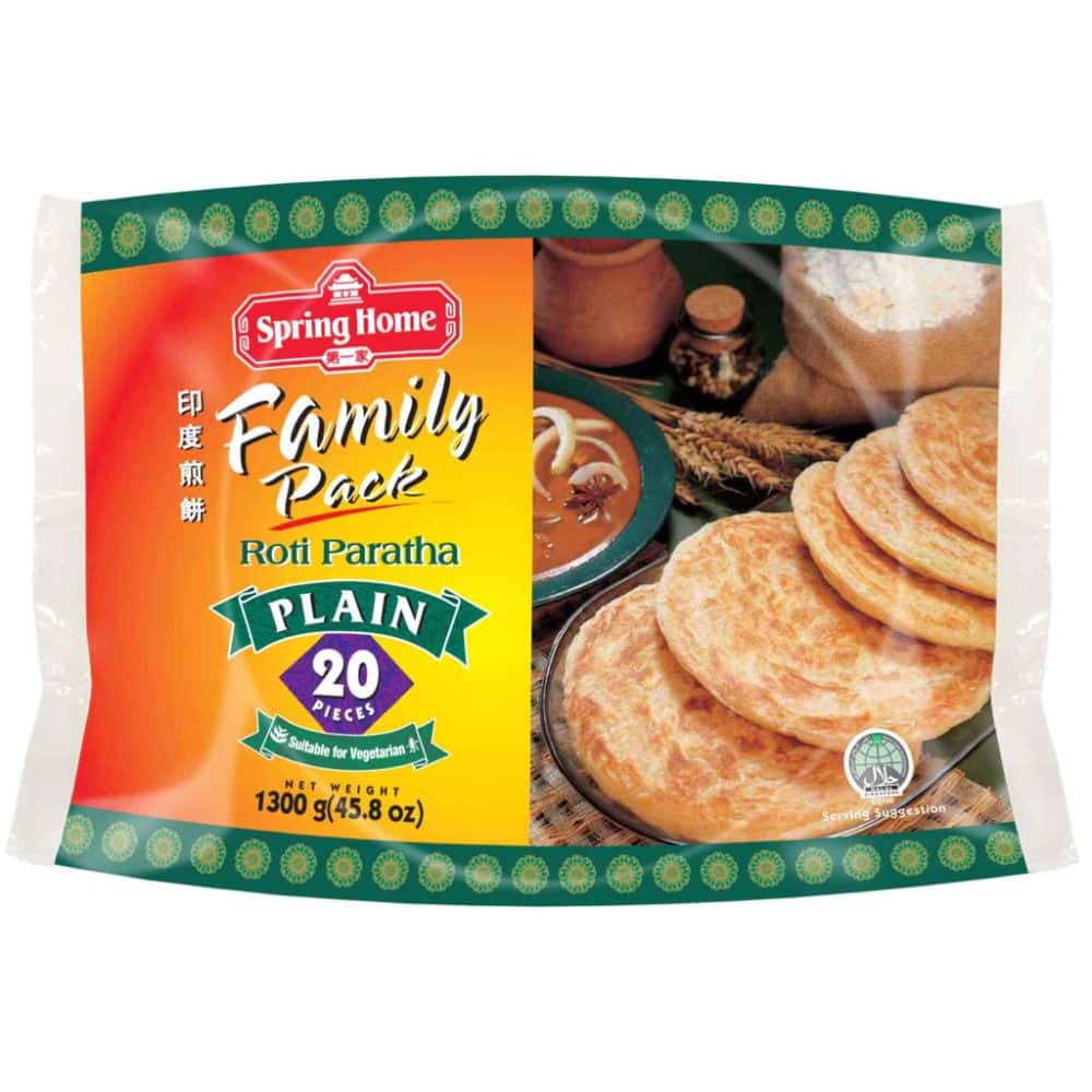 Asiatischer Lebensmittelladen - Paratha Family Pack, 20 Stück, 1300g, frisch und lecker.