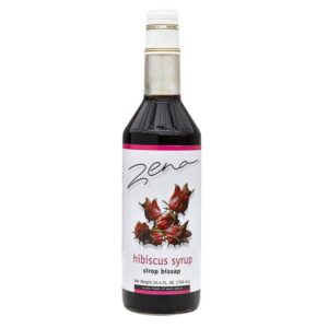 Hibiskussirup in Flasche, asiatischer Lebensmittelladen, 750 ml.