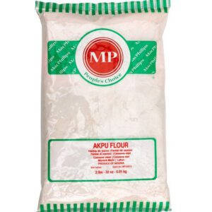 Asiatischer Lebensmittel Online-Shop, Akpu Mehl in Verpackung.