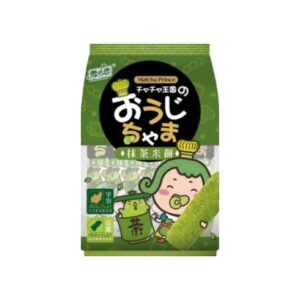 Asiatischer Lebensmittelladen, Matcha-geschmack, Snack, Japan, grün, Verpackung.