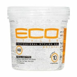 ECO Krystal Gel 710ml, professionelles Styling-Gel, für alle Haartypen, ohne Alkohol, asiatischer On.
