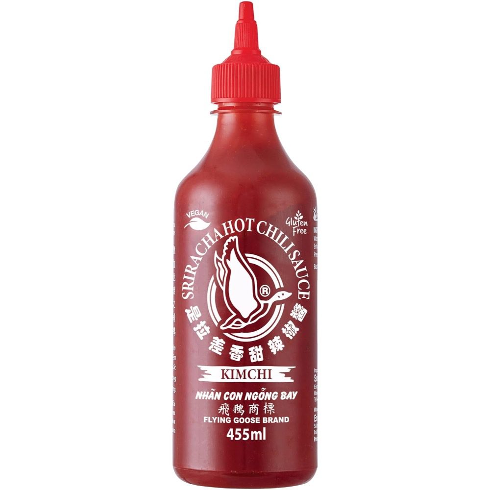 Asiatische Lebensmittel Online-Shop, Sriracha Kimchi Chilli-Sauce 455ml.
