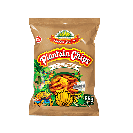 Asiatische Lebensmittel Online-Shop, Plantain Chips, tropisch, süß, knusprig.