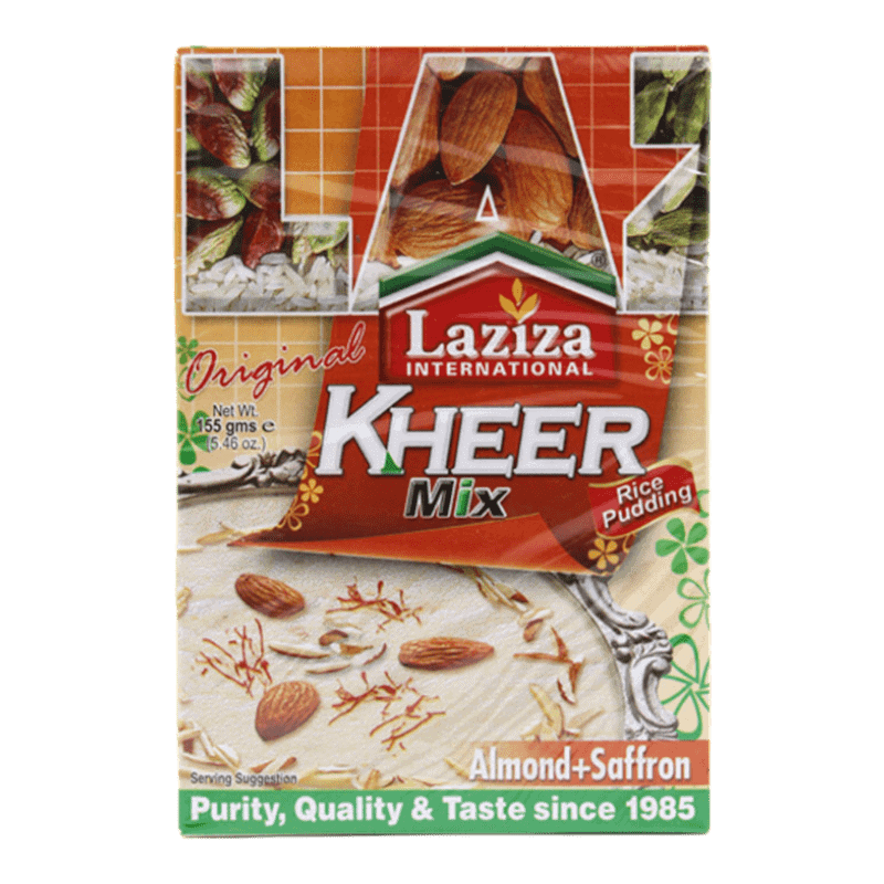 Asiatischer Kheer Mix mit Mandeln und Safran, 155g, für asiatische Desserts.