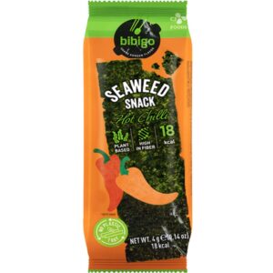 Asiatischer Meeresalgen Snack, BIBIGO, 4g, asiatische Lebensmittel Online-Shop.