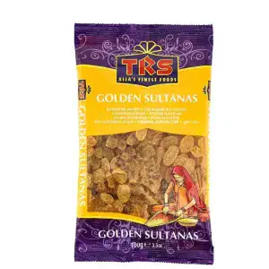 Asiatischer Lebensmittel Online-Shop, TRS Goldene Sultaninen 100g, hochwertige Sultaninen.