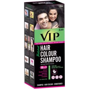 Asiatischer Lebensmittelladen, Shampoo-Verpackung mit glücklichem Paar.