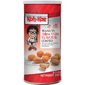 Asiatische Lebensmittel Online-Shop, Koh-Kae Tom Yum Erdnüsse, 230g, Snack.