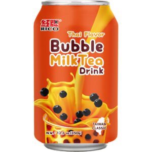 Asiatischer Bubble Milk Tea in Dose, Thai Geschmack, Taiwan Klassiker.