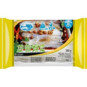 Asiatische Lebensmittel Online-Shop, Fischfilet in Verpackung, asiatische Spezialität.