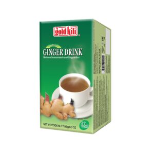 Ginger Drink von Gold Kili, asiatischer Ingwertee im Karton, asiatische Lebensmittel Online-Shop.