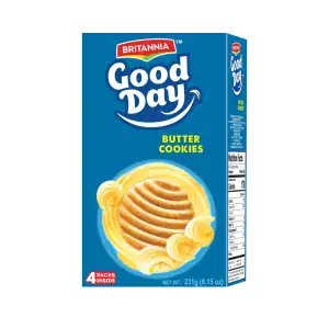 Asiatischer Lebensmittel Online-Shop, Britania Good Day Butter Cookies Verpackung.