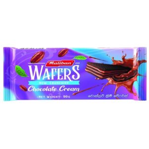 Schokoladen-Waffeln mit Creme, ideal für asiatische Süßigkeiten.