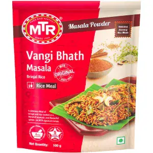 Asiatischer Lebensmittel Online-Shop mit Gewürzpackung für indisches Gericht.