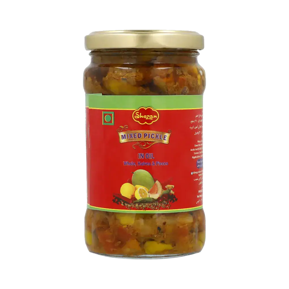 Asiatischer Mixed Pickle im Glas, authentisch und aromatisch.