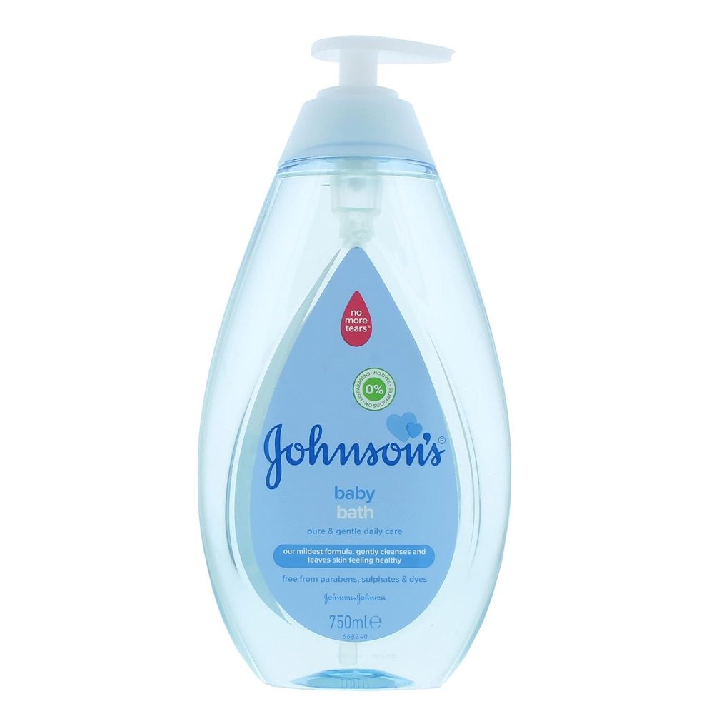 Babybad von Johnson's in 500ml Flasche, geeignet für empfindliche Haut.
