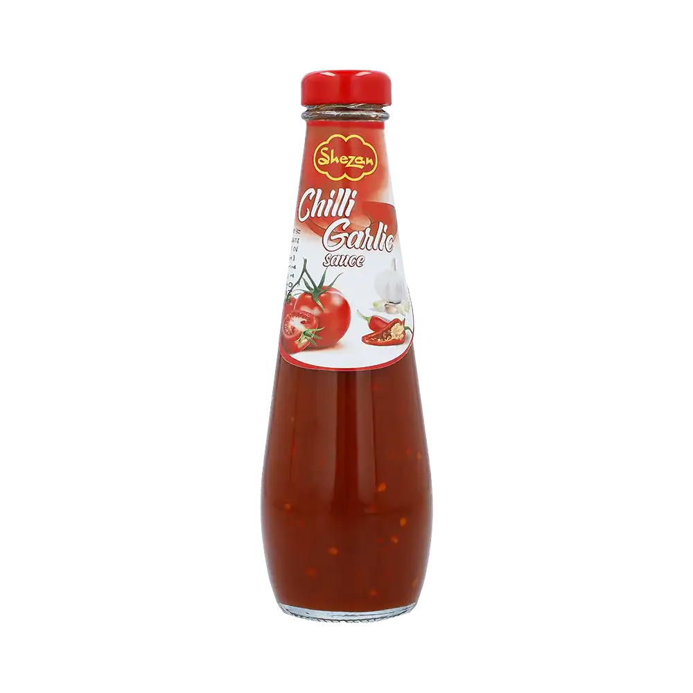 Chilli-Garlic-Sauce Flasche für asiatische Küche, Online-Shop.