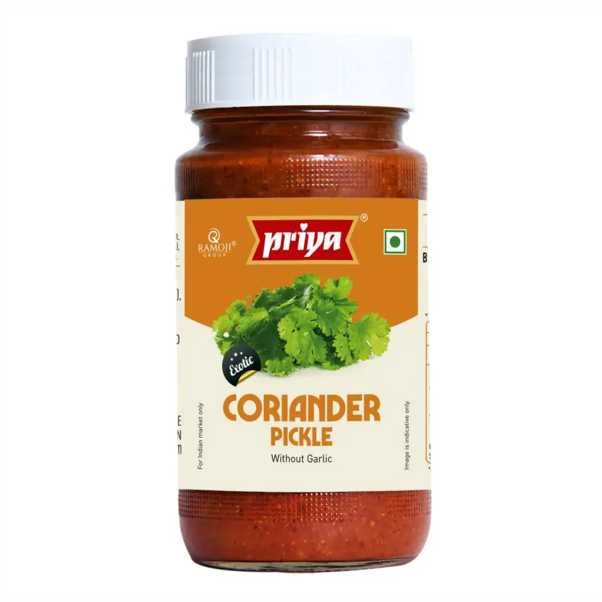 Asiatischer Koriander Pickle in Glasflasche, asiatische Lebensmittel Online-Shop.