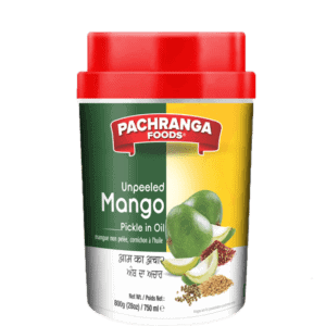 Asiatischer Lebensmittel Online-Shop, Mango Pickle in Dose, asiatische Spezialität.