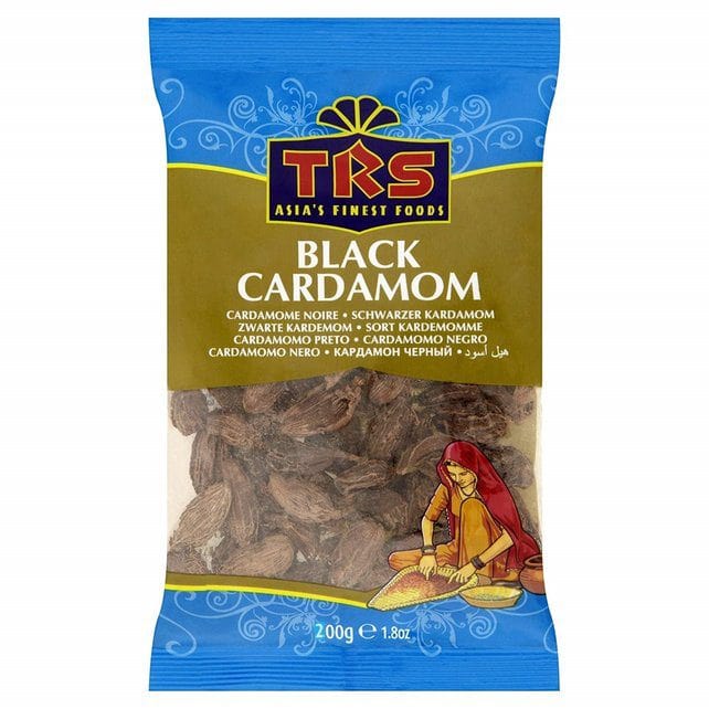 Asiatische Lebensmittel Online-Shop, Schwarzer Kardamom 200g, TRS Marke, Gewürz für asiatische Geric.