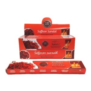 Asiatischer Lebensmittelladen - Safran Sandalholz, Räucherstäbchen für Aromatherapie und Dekoration.