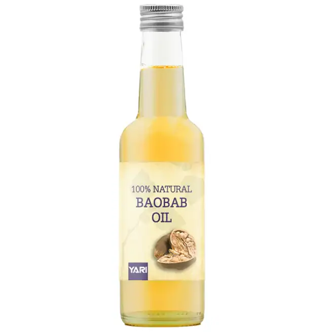 Asiatische Lebensmittel Online-Shop, Baobab Öl in kleiner Flasche, naturbelassen.