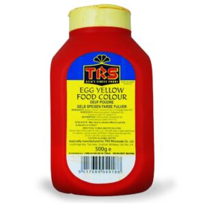 Asiatische Lebensmittel Online-Shop, gelbe Lebensmittelfarbe in Flasche.