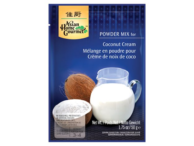 Asiatische Lebensmittel Online-Shop, Kokoscreme-Pulver, 50g, asiatischer Lebensmittelladen.